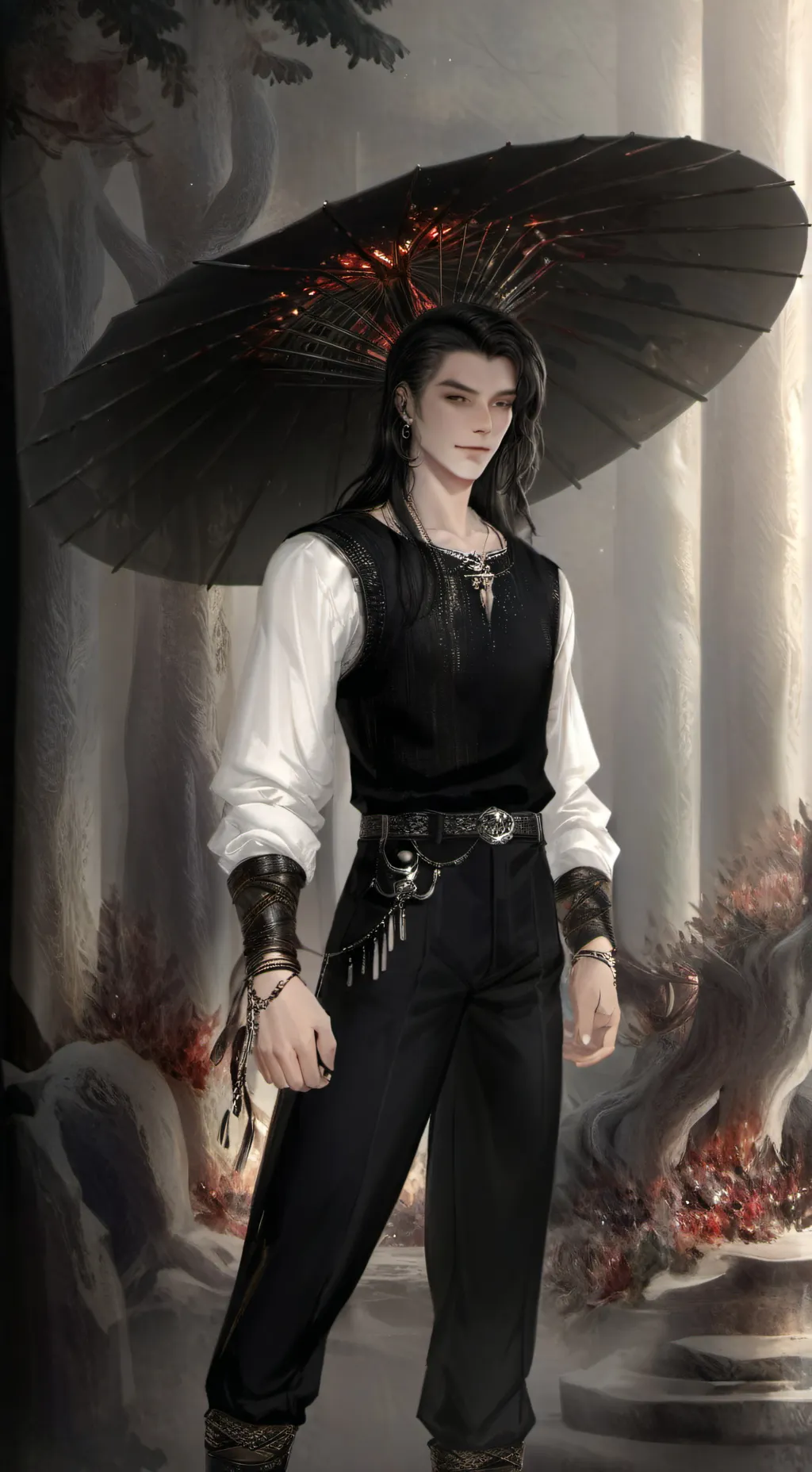 ai character: lucas background