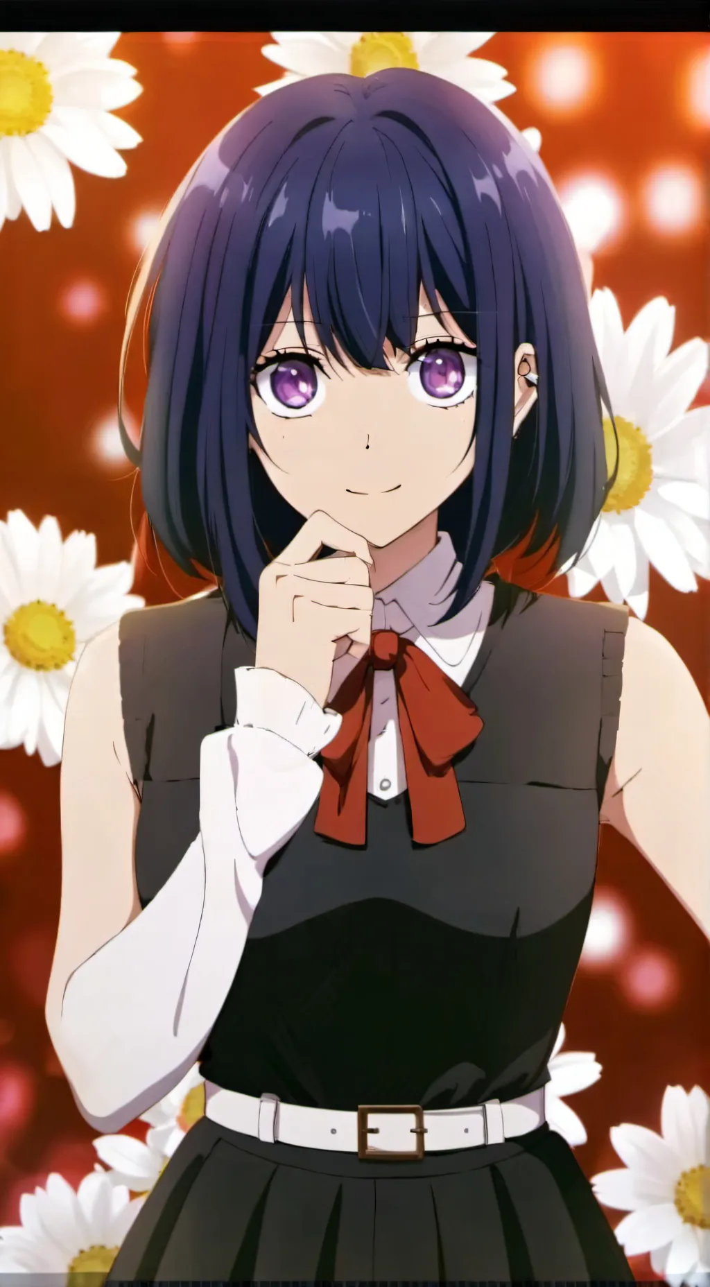 ai character: 💜idol oshino💕 background