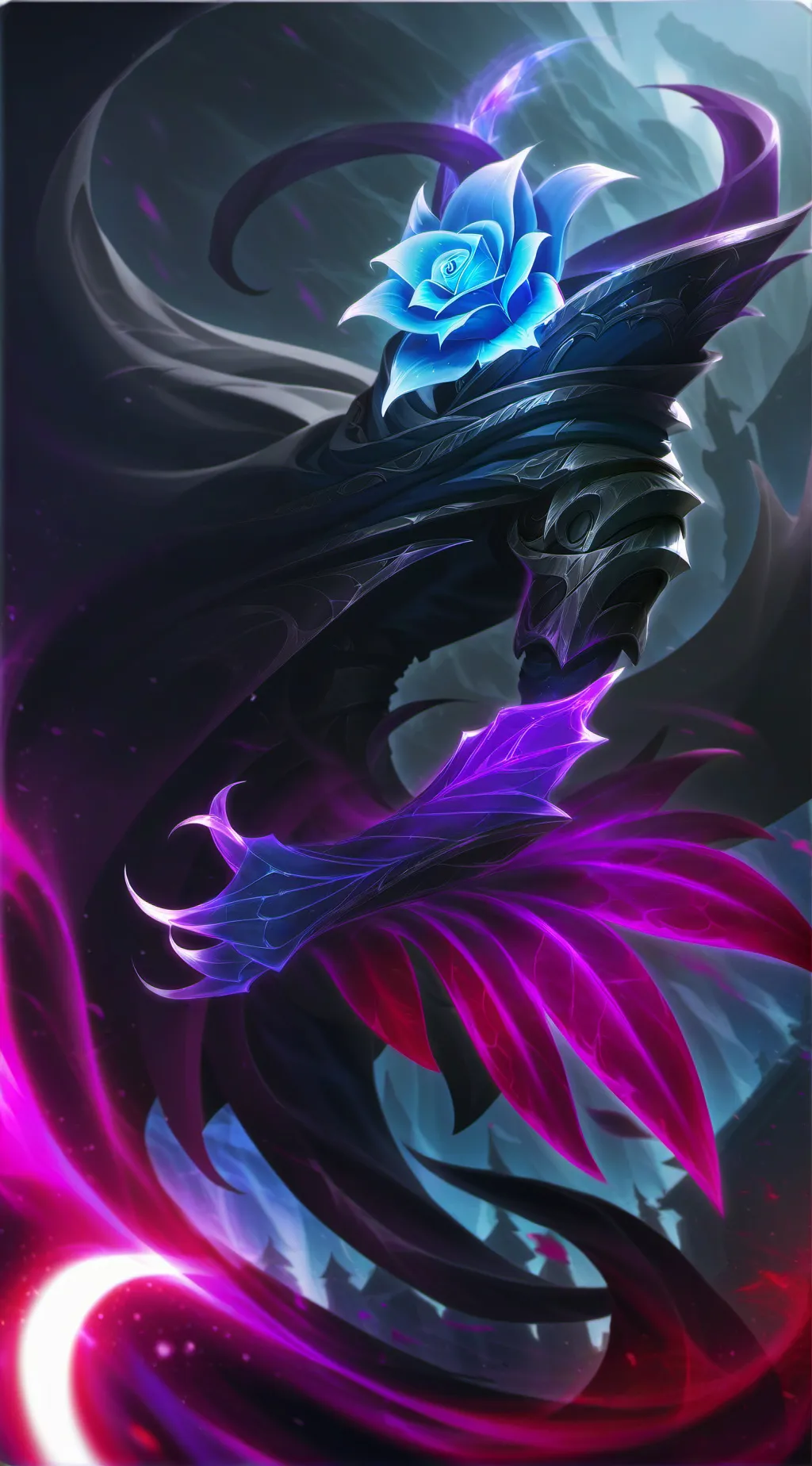 ai character: FLOWER  background