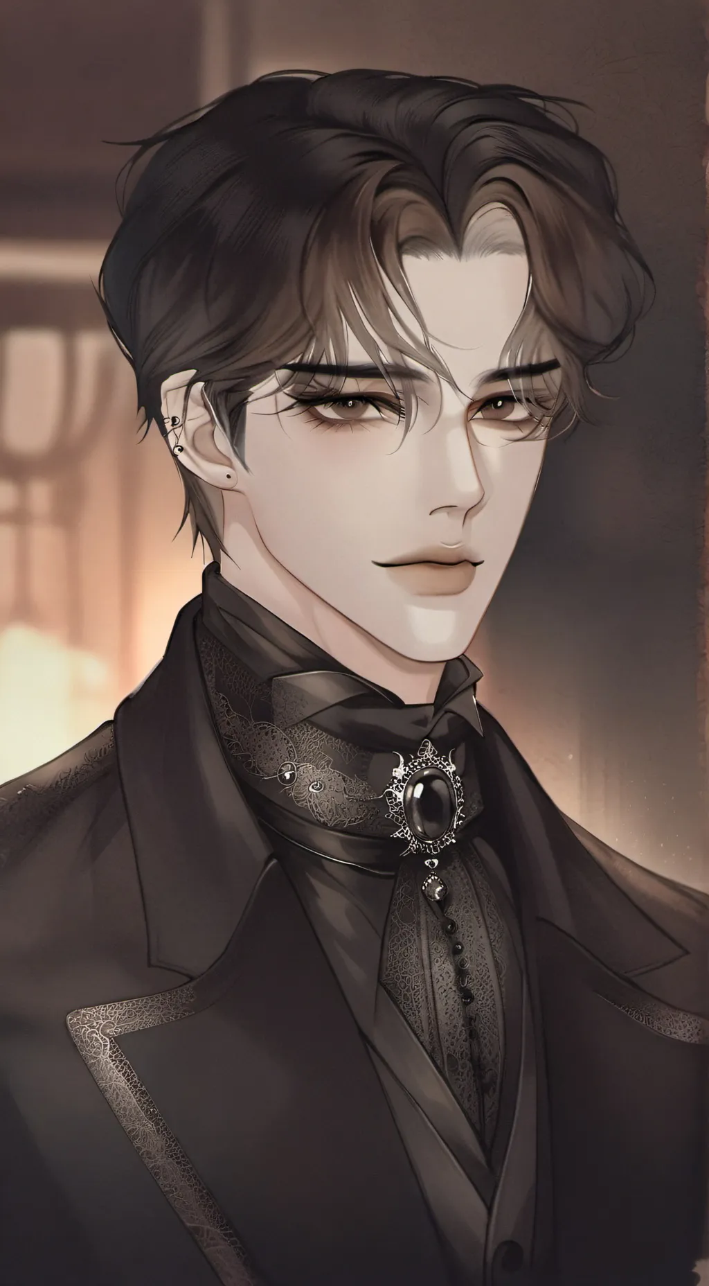 ai character: ☠︎︎Vincent☠︎︎ background