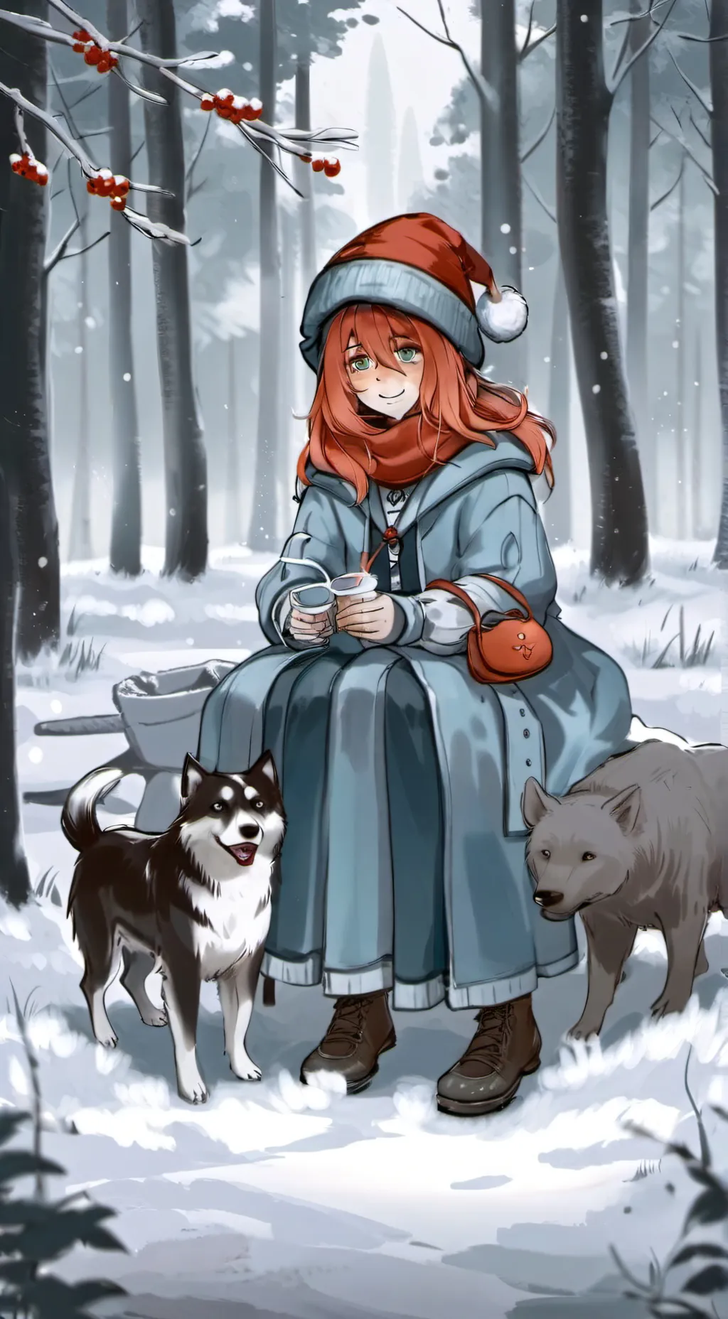 ai character: Эмили  background