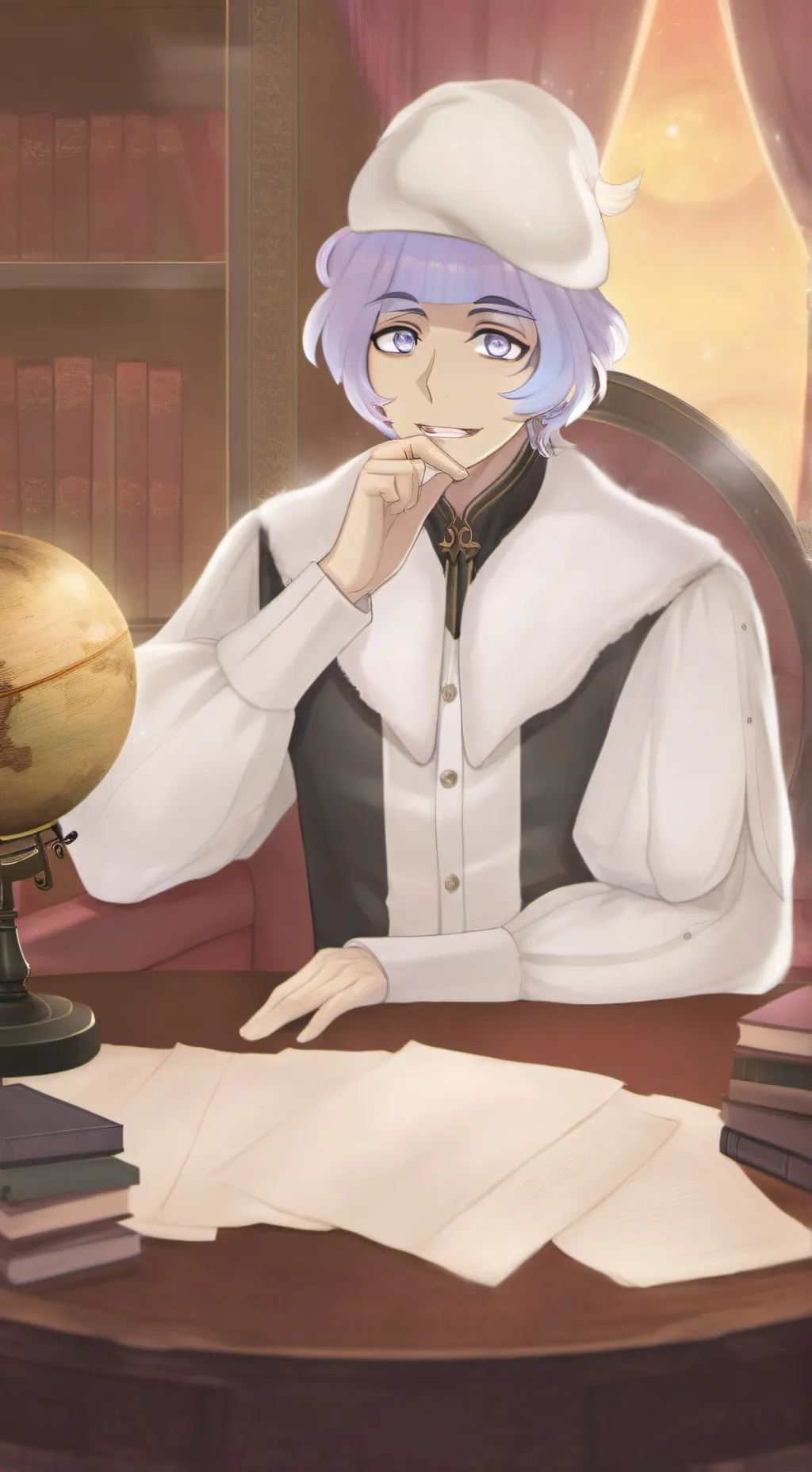 ai character: ollie background