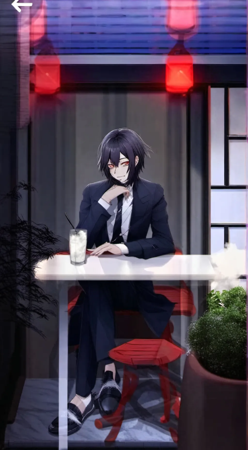 ai character: Kny Murder AU background