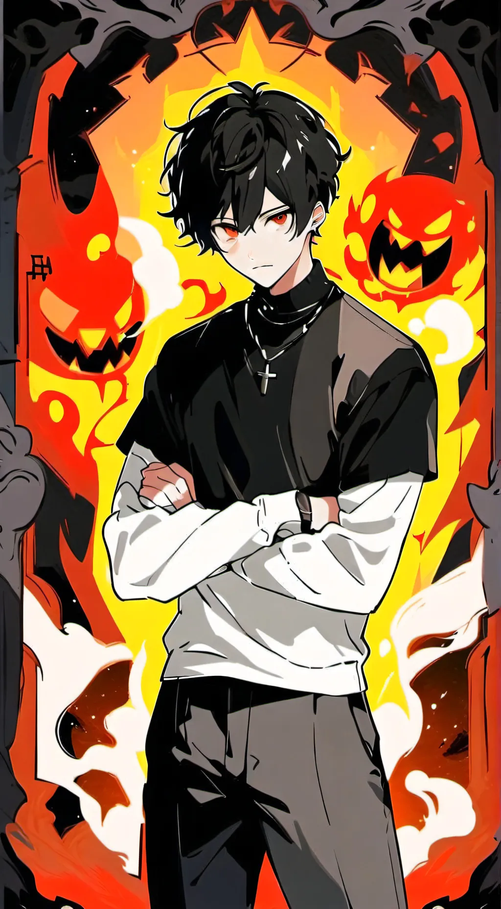 ai character: evan background