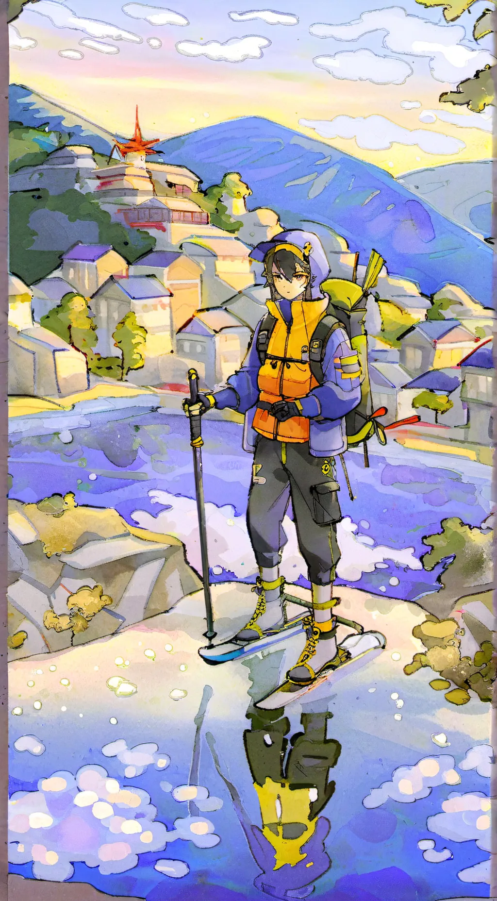 ai character: Forsyken *sans* background