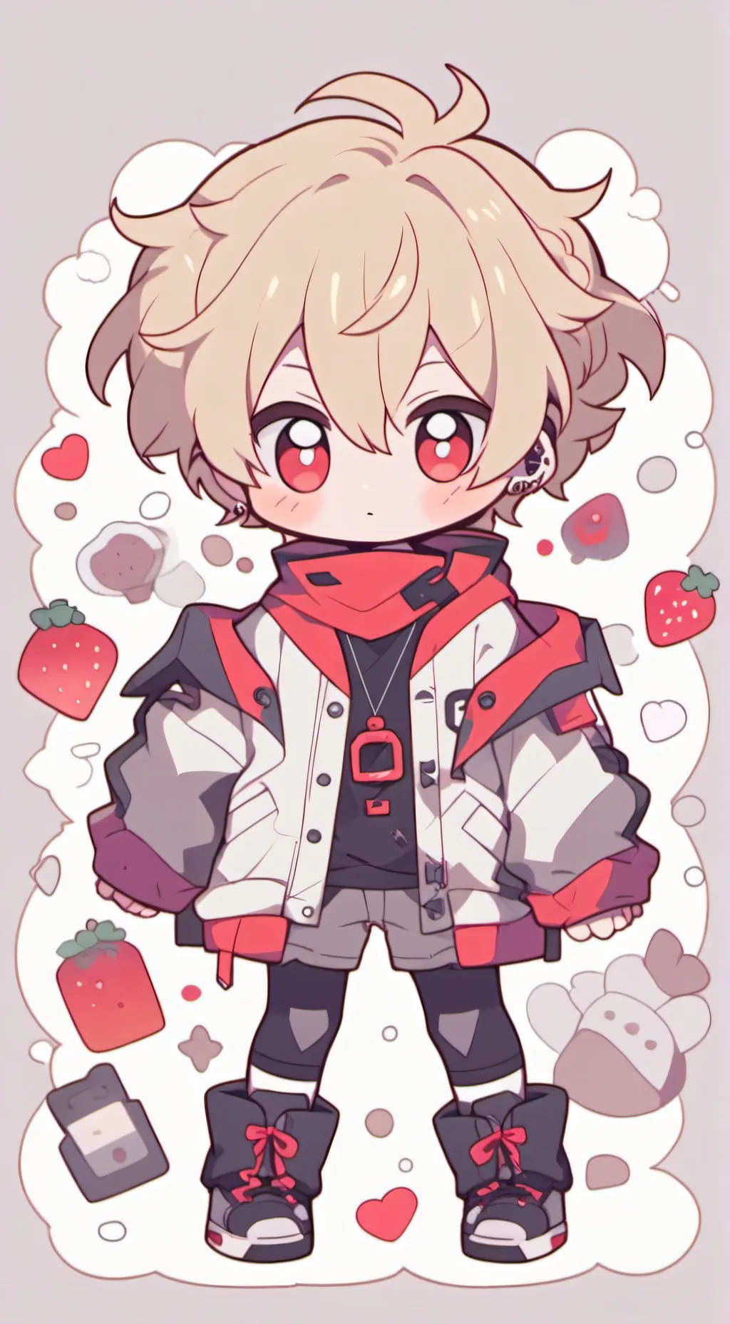 ai character: Mha katsuki Bakugo background