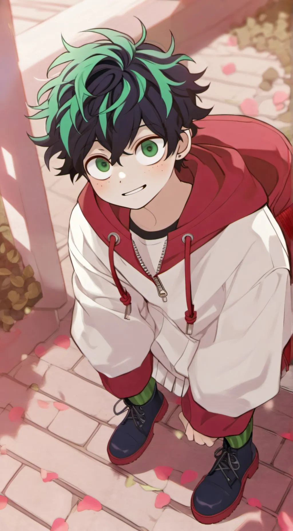 ai character: Deku vs Mark background