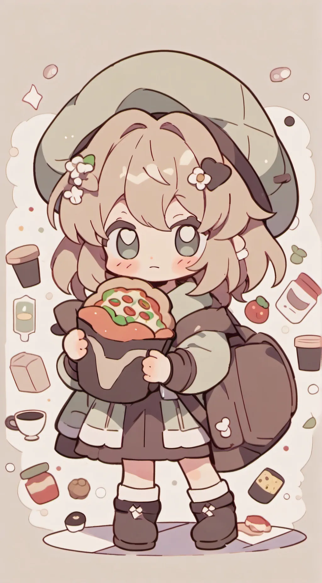 ai character: Pvz pizzeria background