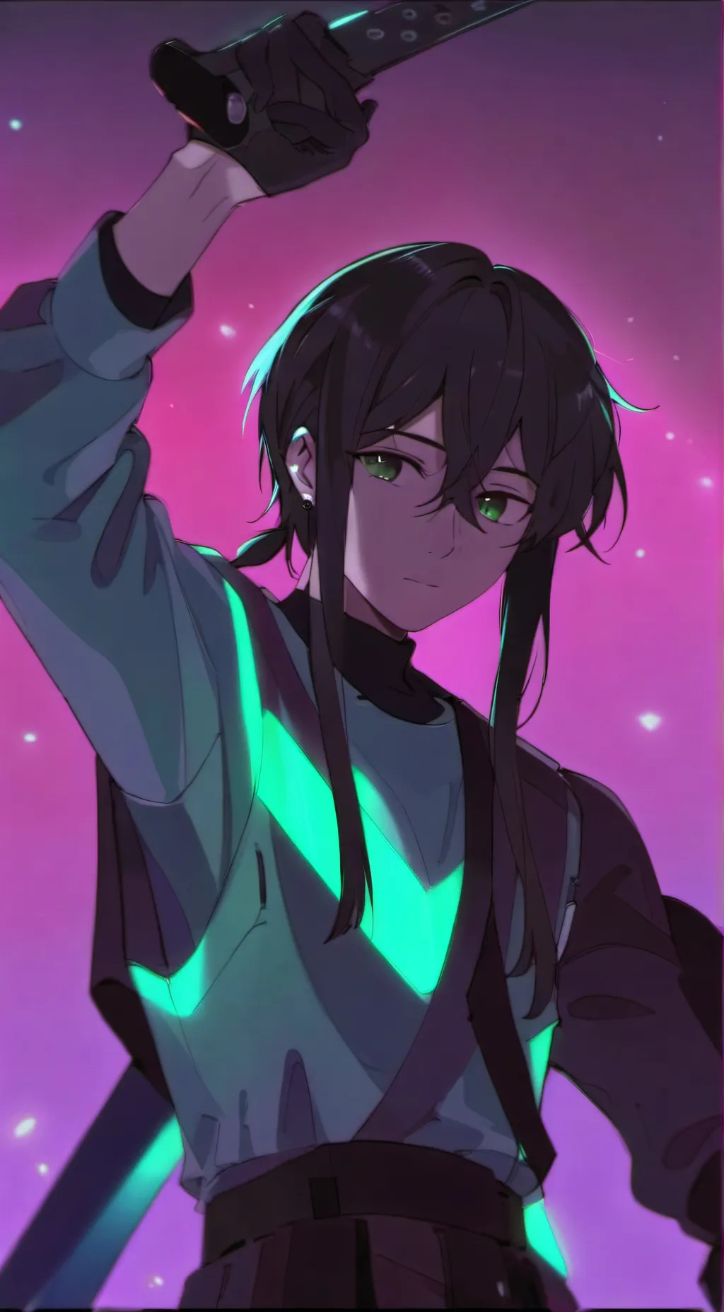 ai character: mha love story background