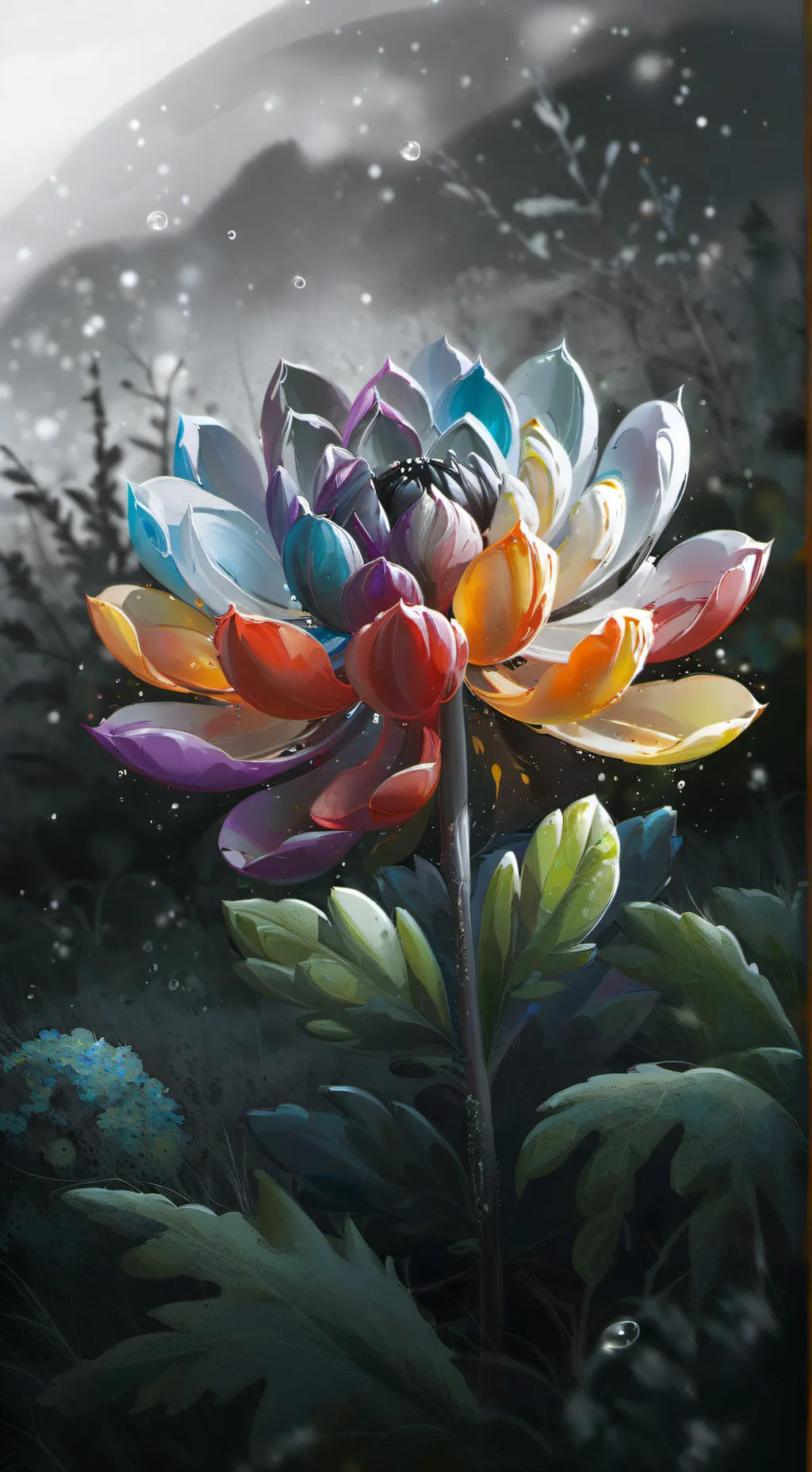 ai character: DW Happy infection background