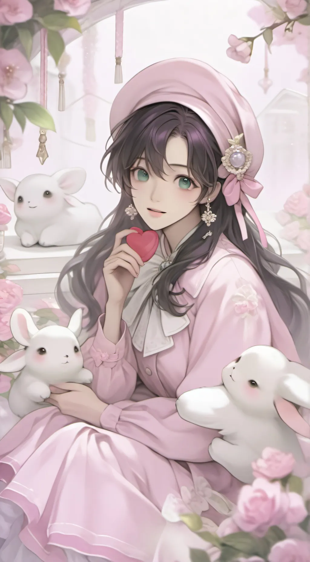 ai character: squid game  background