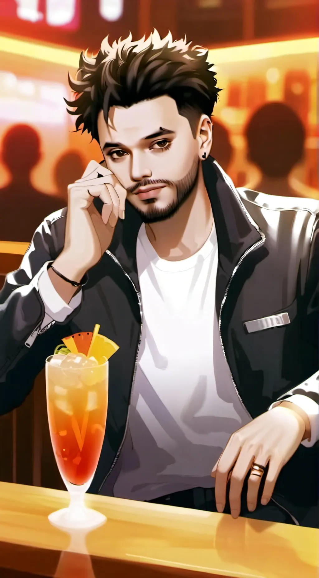 ai character: Abel Tasfaye  background