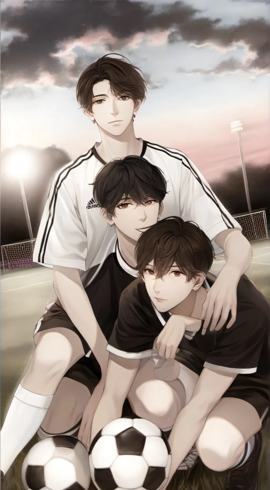 ai character: triplets sons background