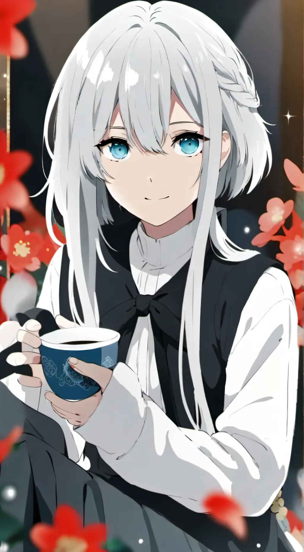 ai character: Karina  background