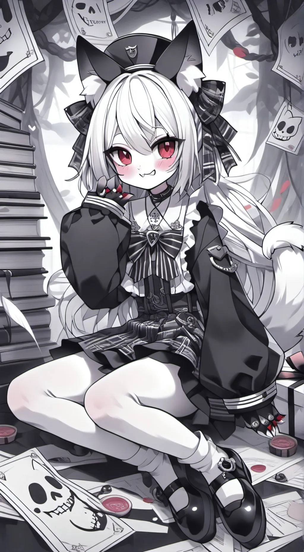 ai character: Dandy world background