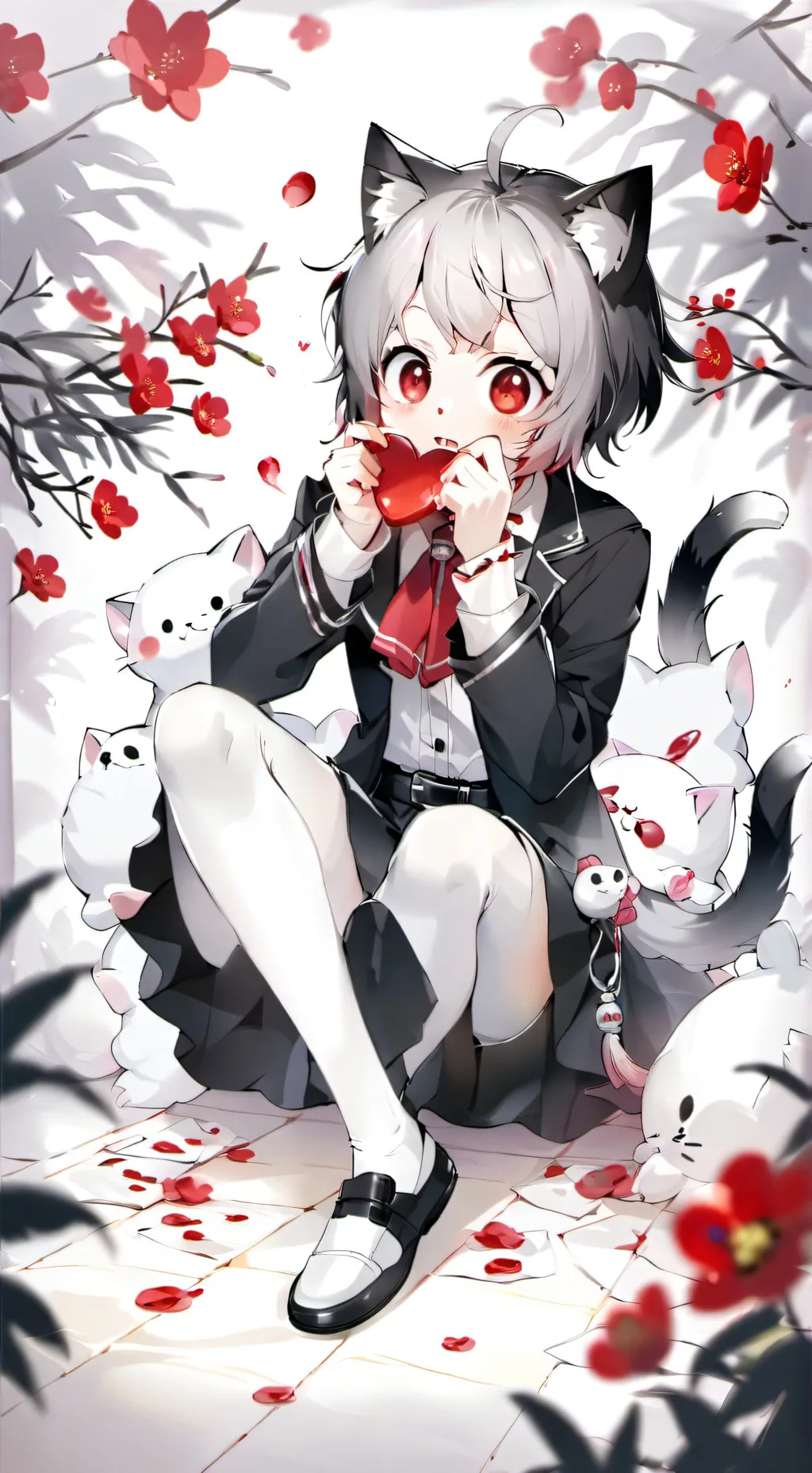 ai character: MHA CATS! background