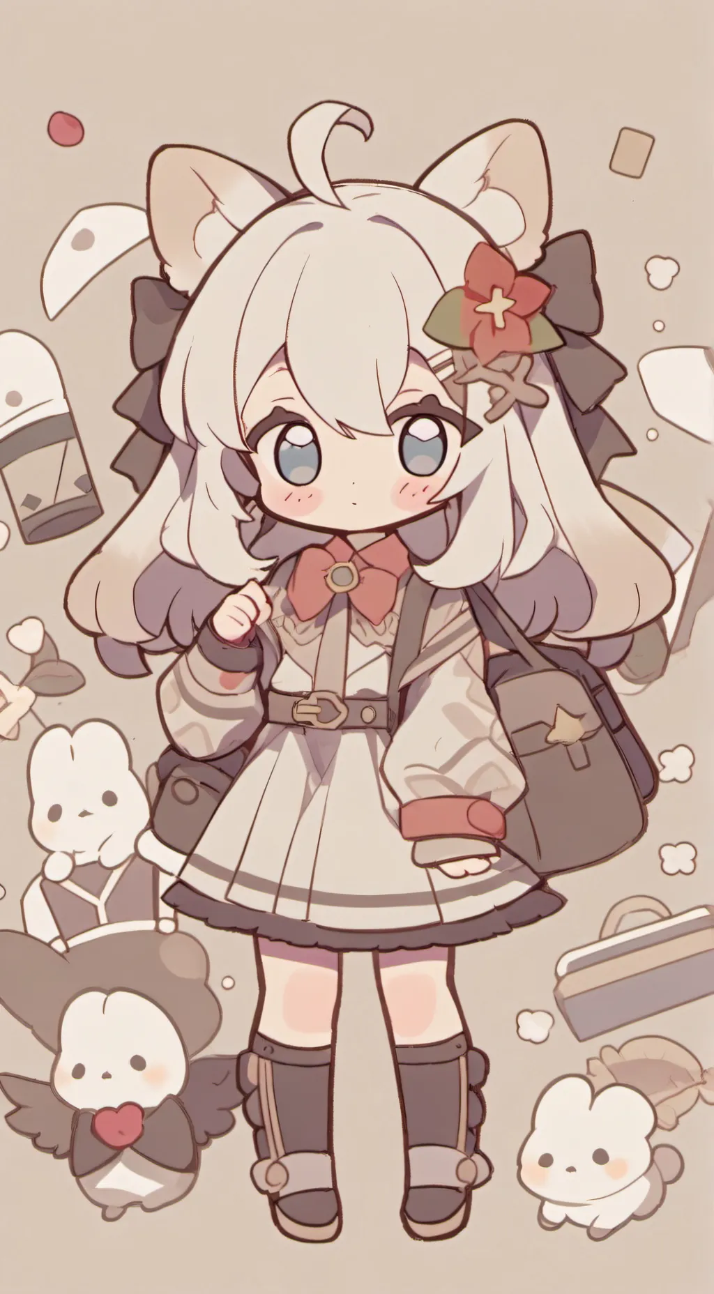 ai character: ❤️222❤️ background