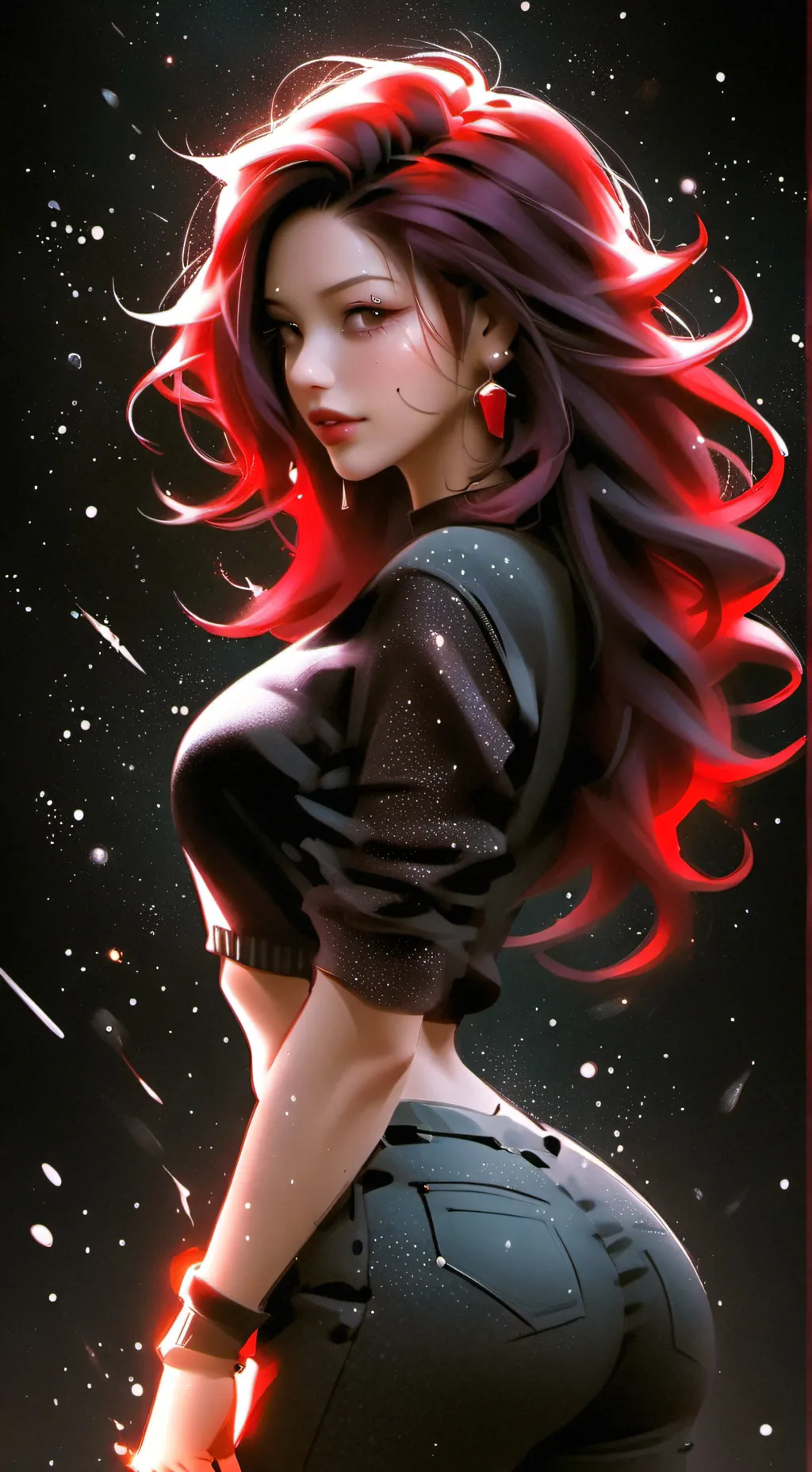 ai character: belle  background