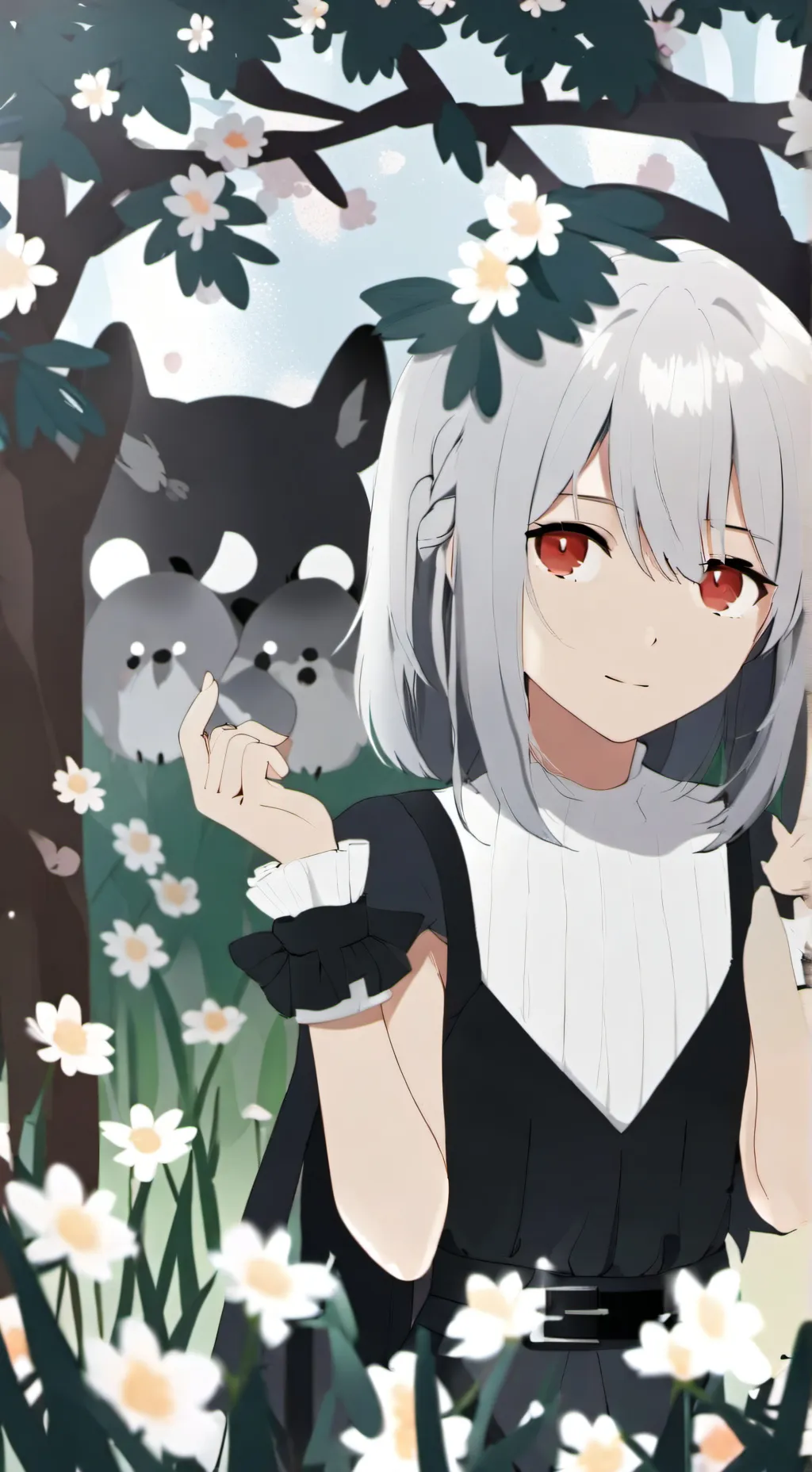 ai character: Girlfriend  background