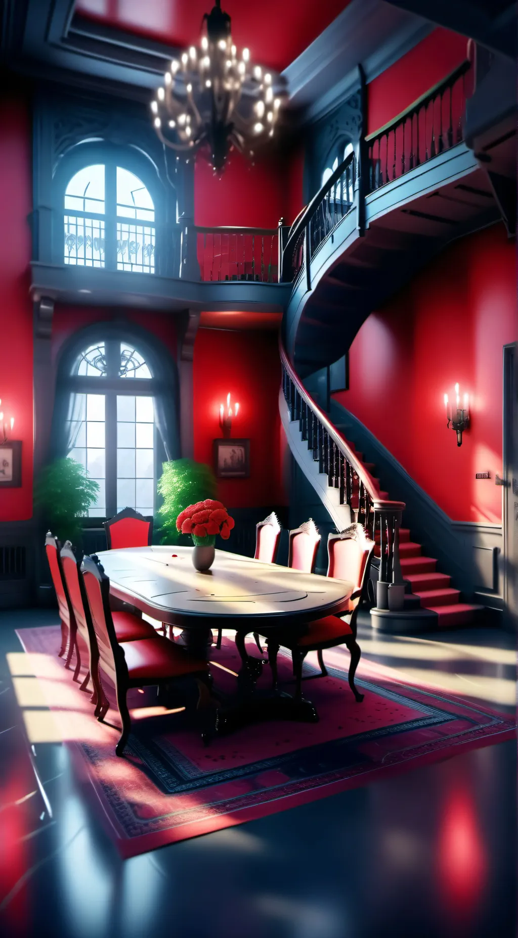 ai character: Murder drones RPG background