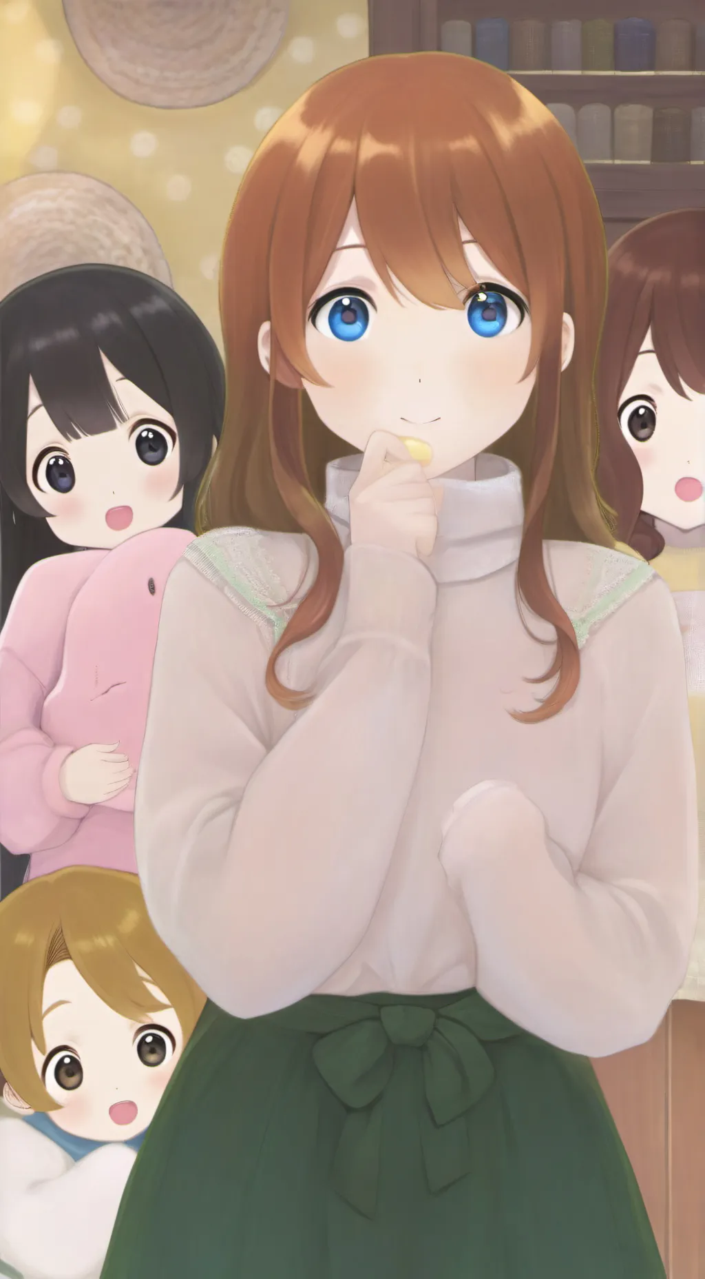 ai character: Giant family  background