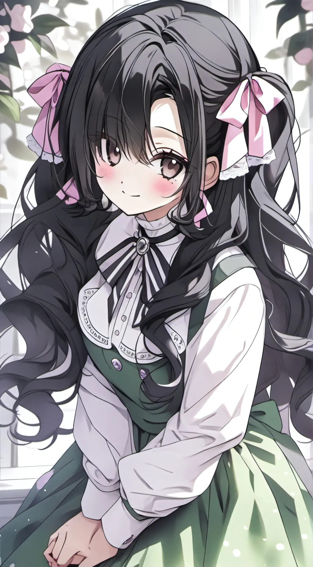 ai character: Hana ♡ background