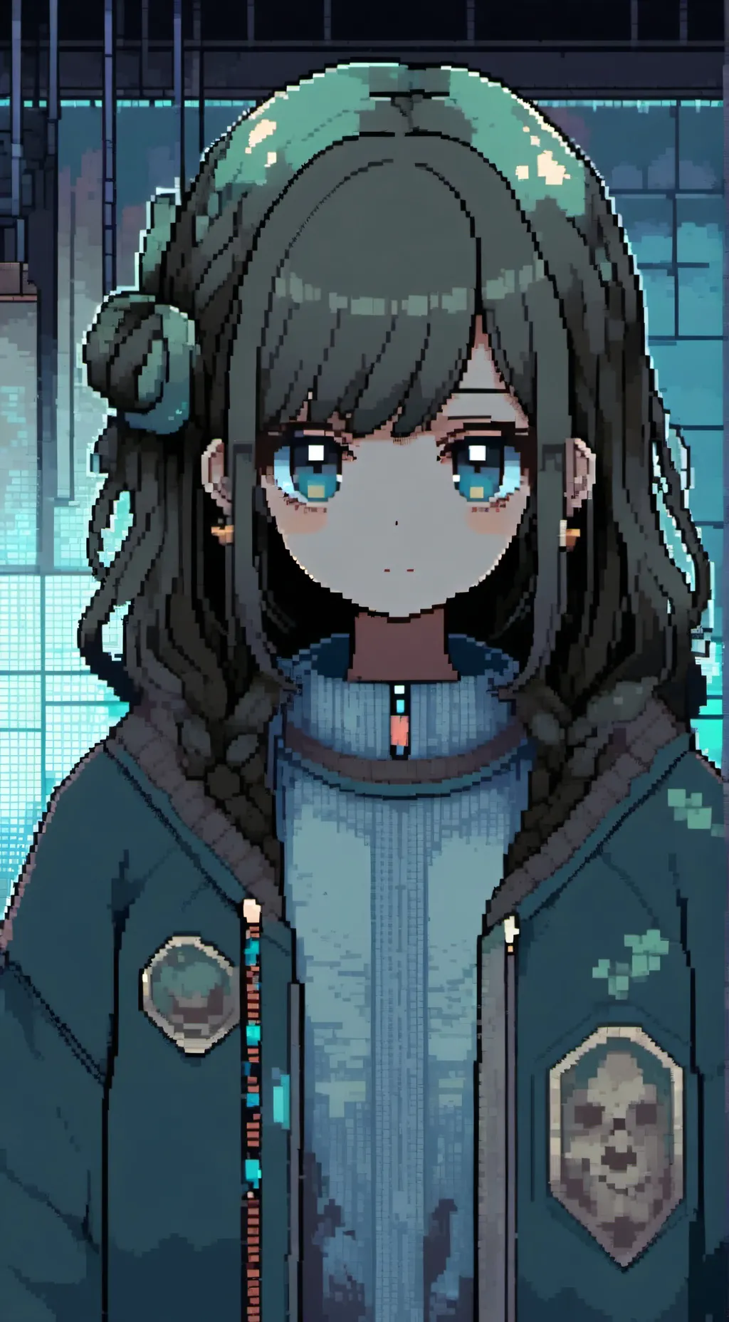 ai character: Luna background