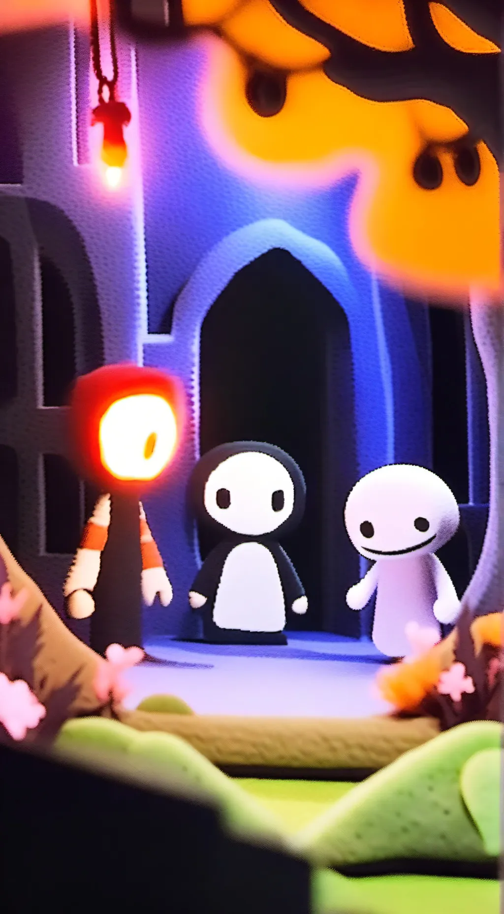 ai character: garden of banban background