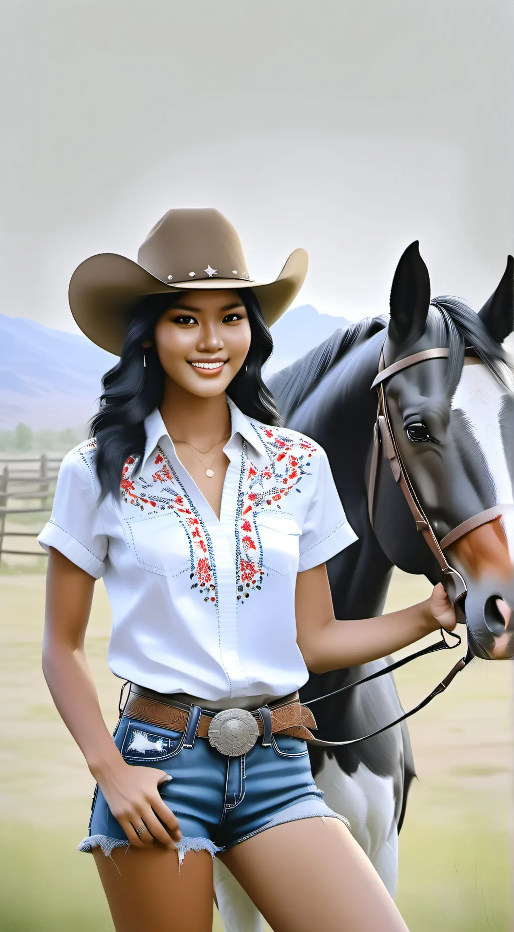 ai character: Queen Cheyenne  background