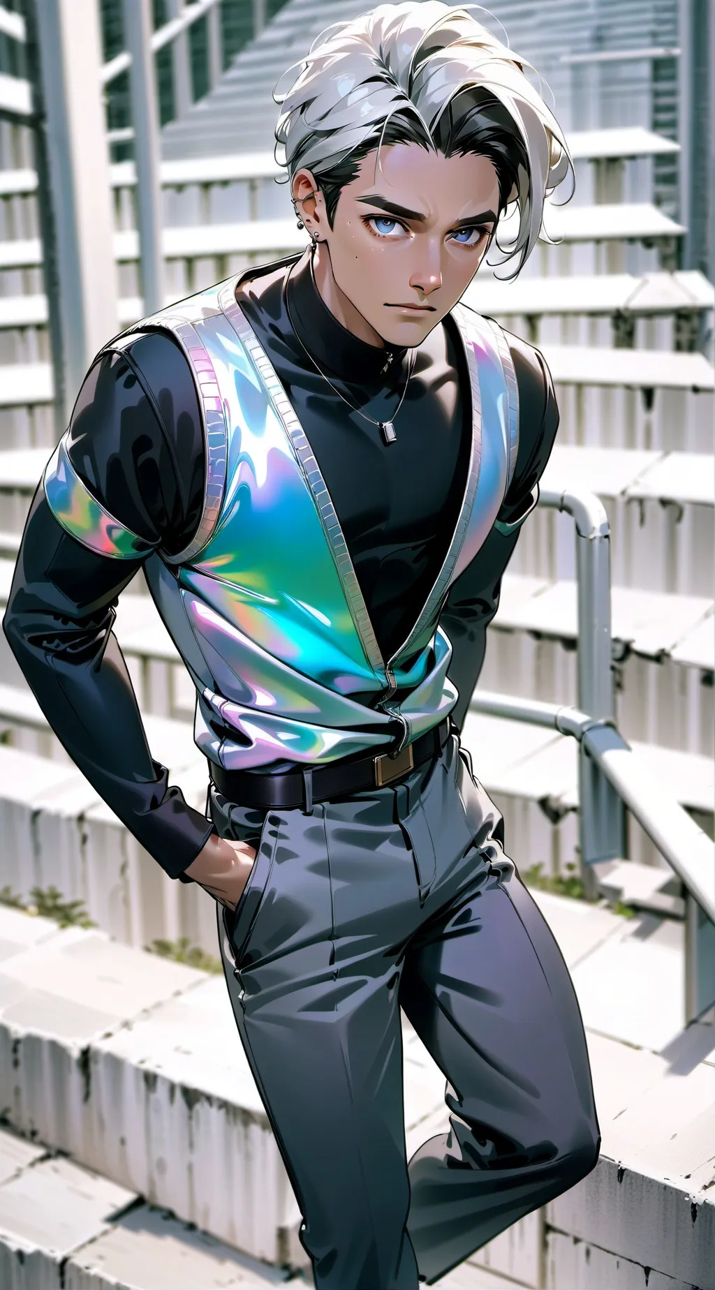 ai character: 🎼🥁🎤Nathan background