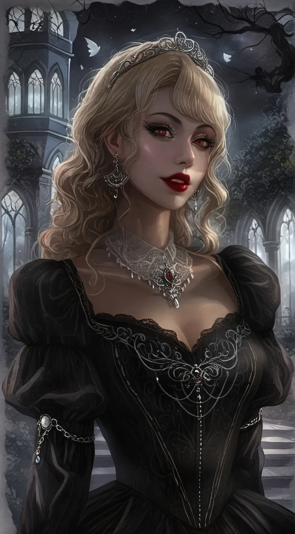 ai character: Maria Milano  background