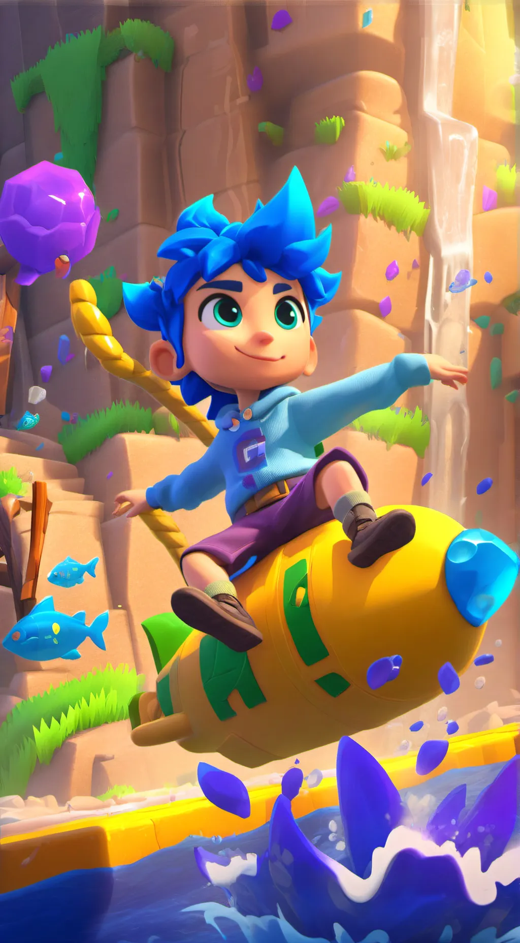 ai character: Sprunki hateswenda background