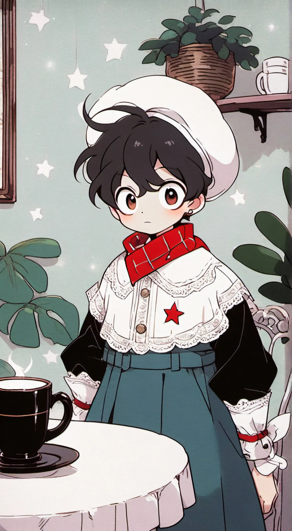 ai character: ~☆🍪cosmo🍪☆~ background