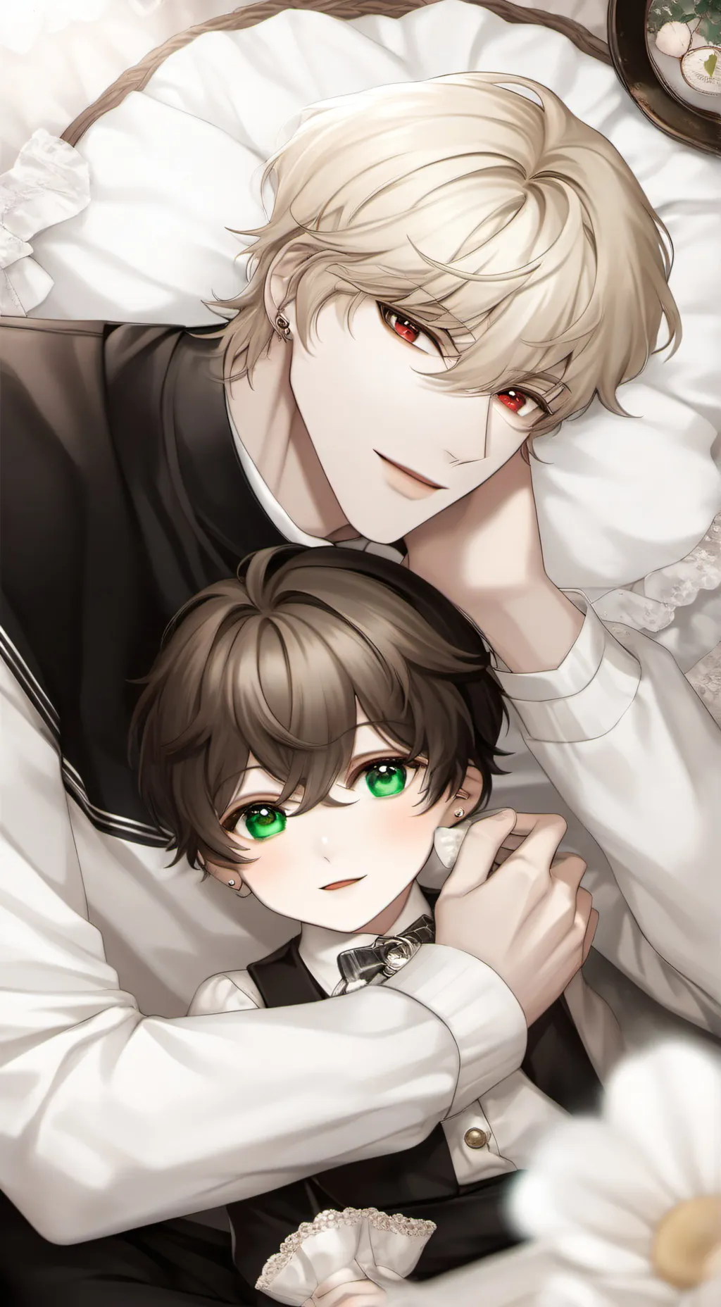 ai character: Bakudeku parents  background