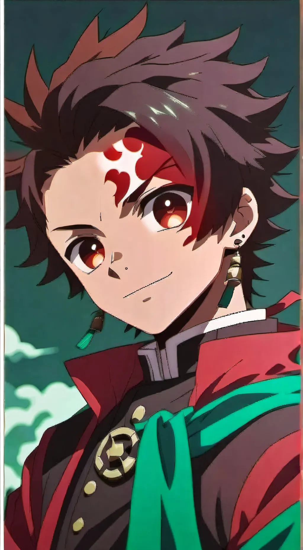 ai character: Tanjiro et toi background