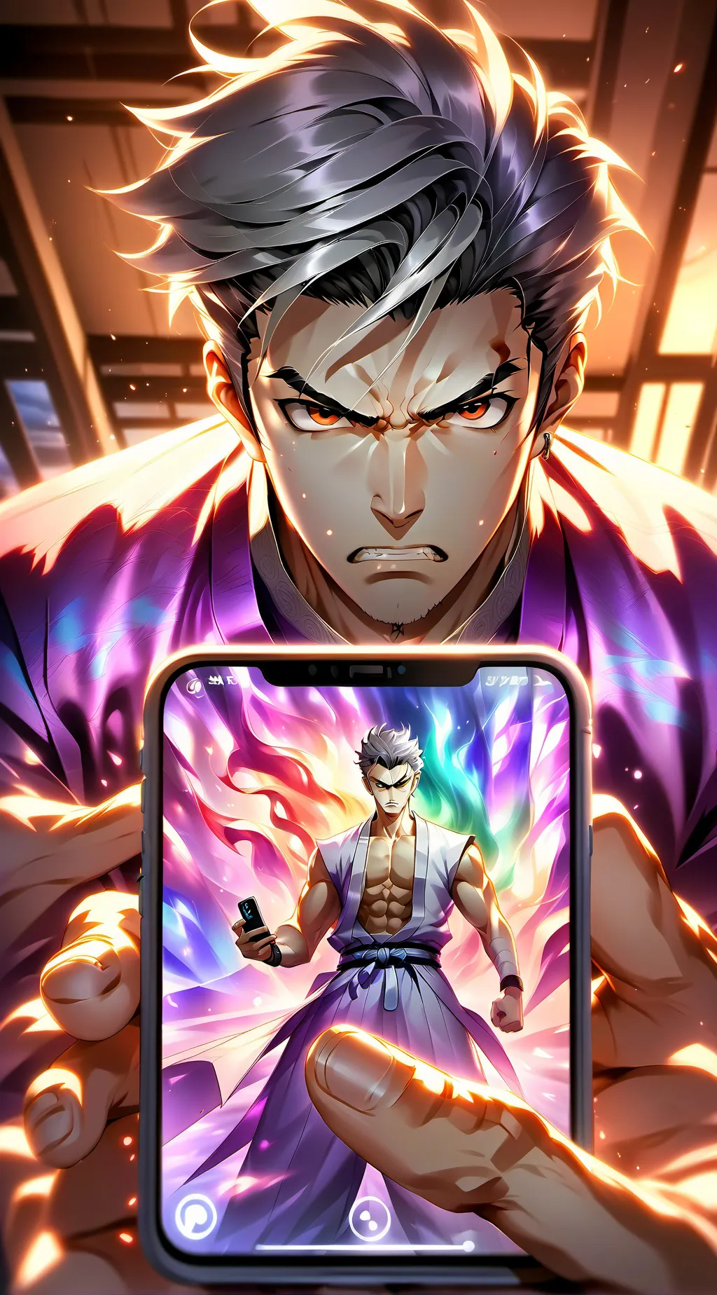 ai character: Indignant Boyfriend background