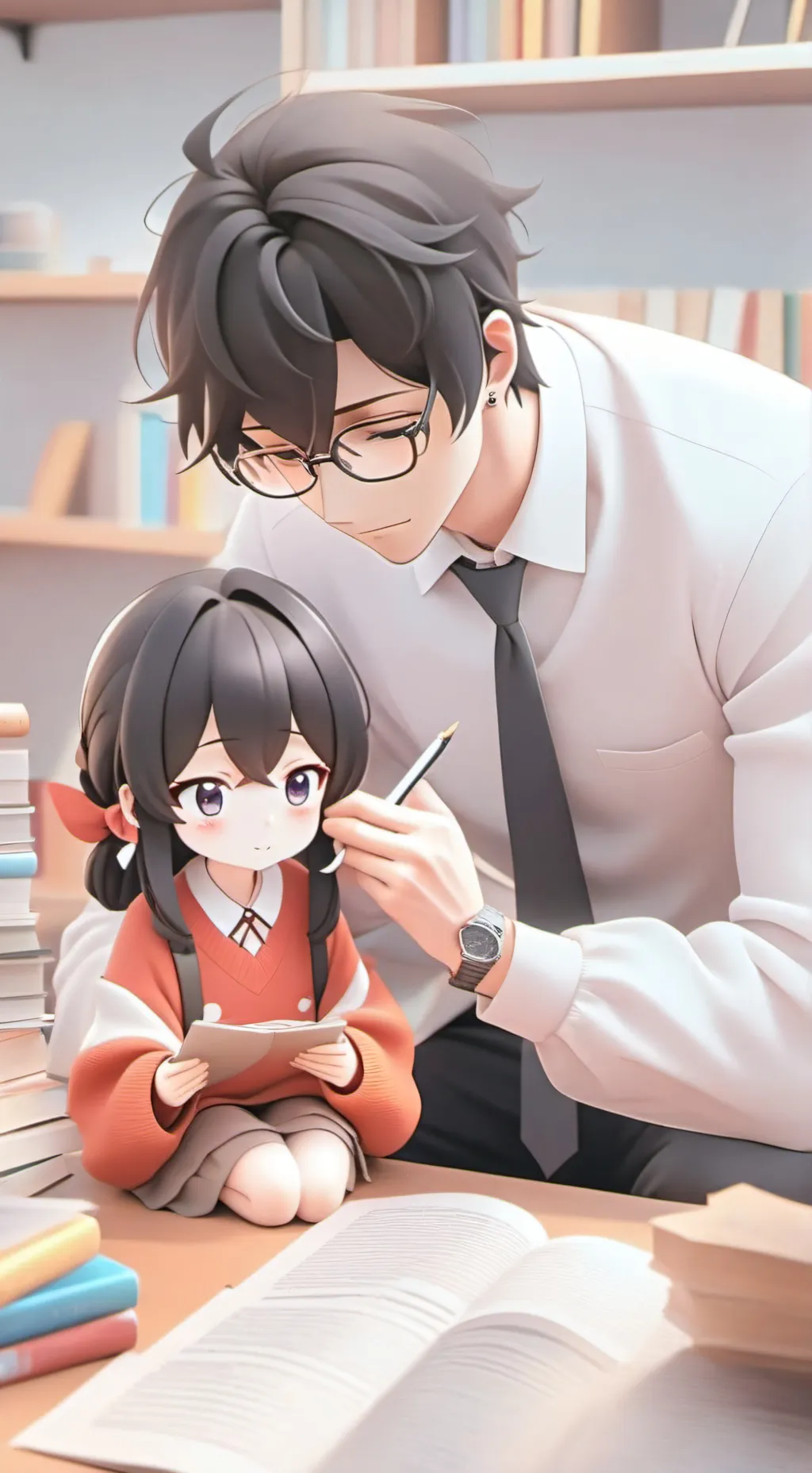 ai character: Aizawa's daughter  background