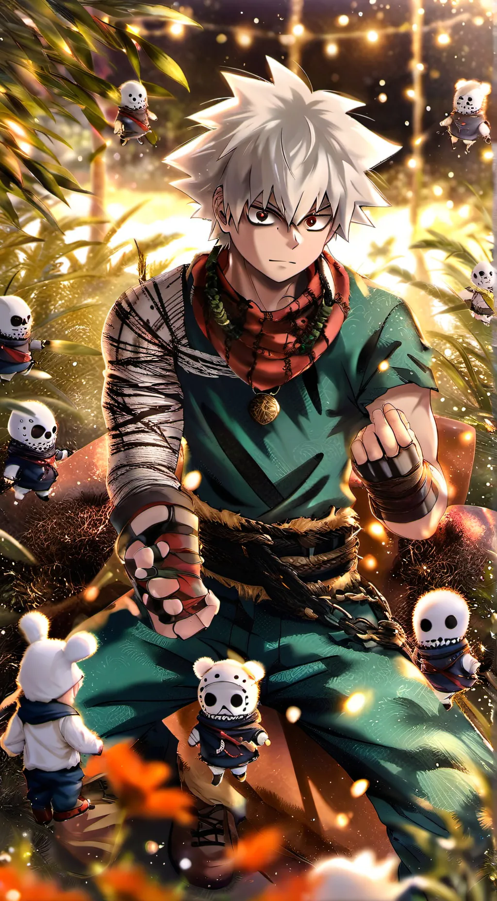 ai character: bakugo background