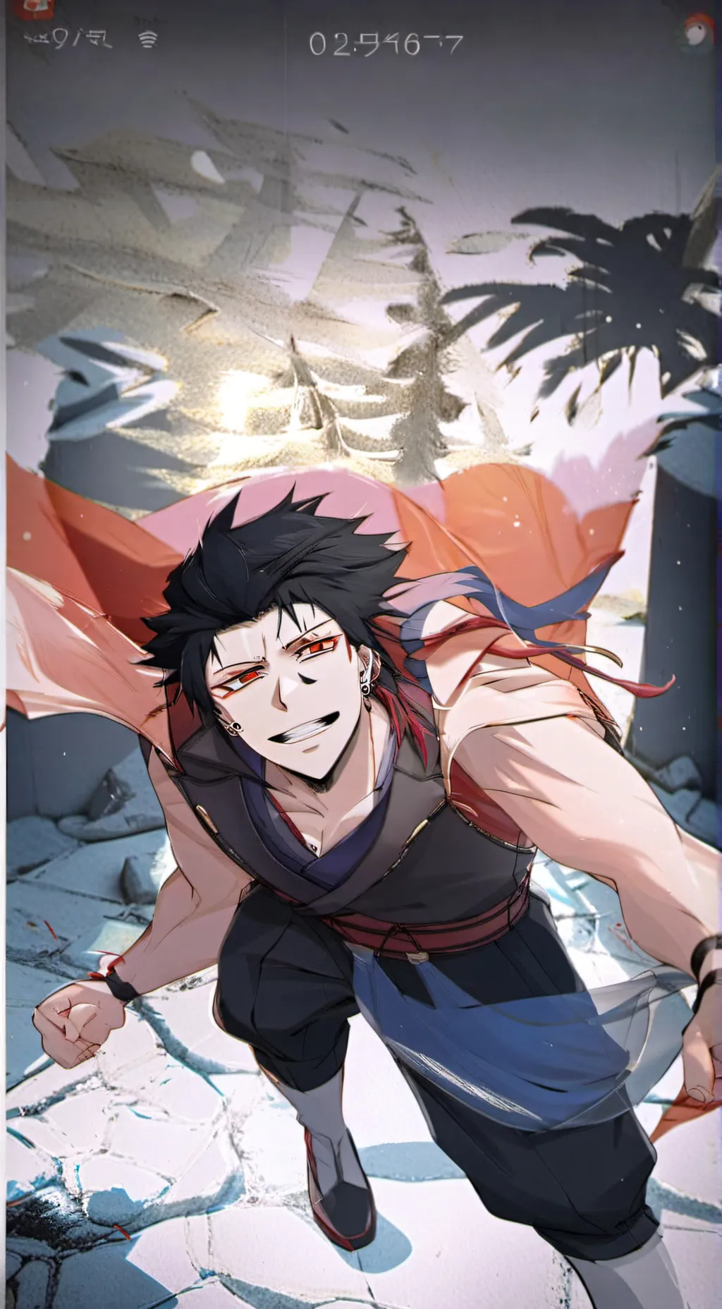 ai character: sukuna  background