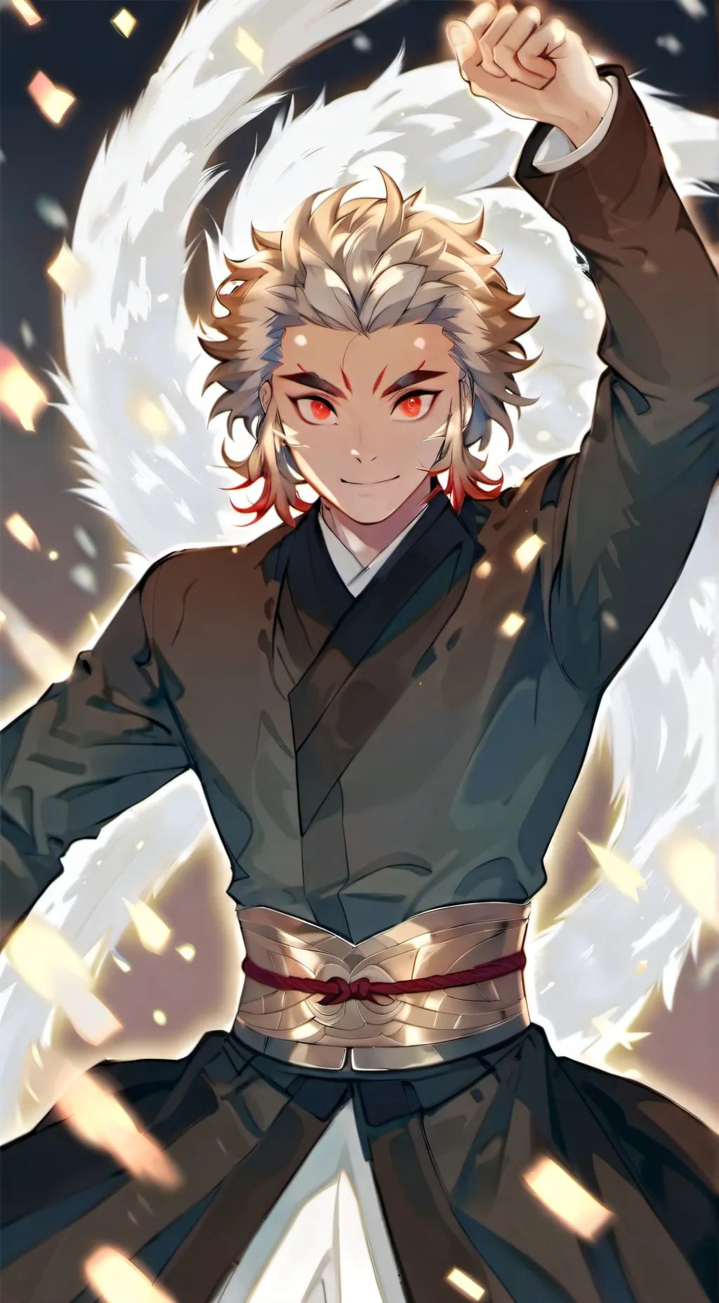 ai character: Kyoujiro Rengoku background