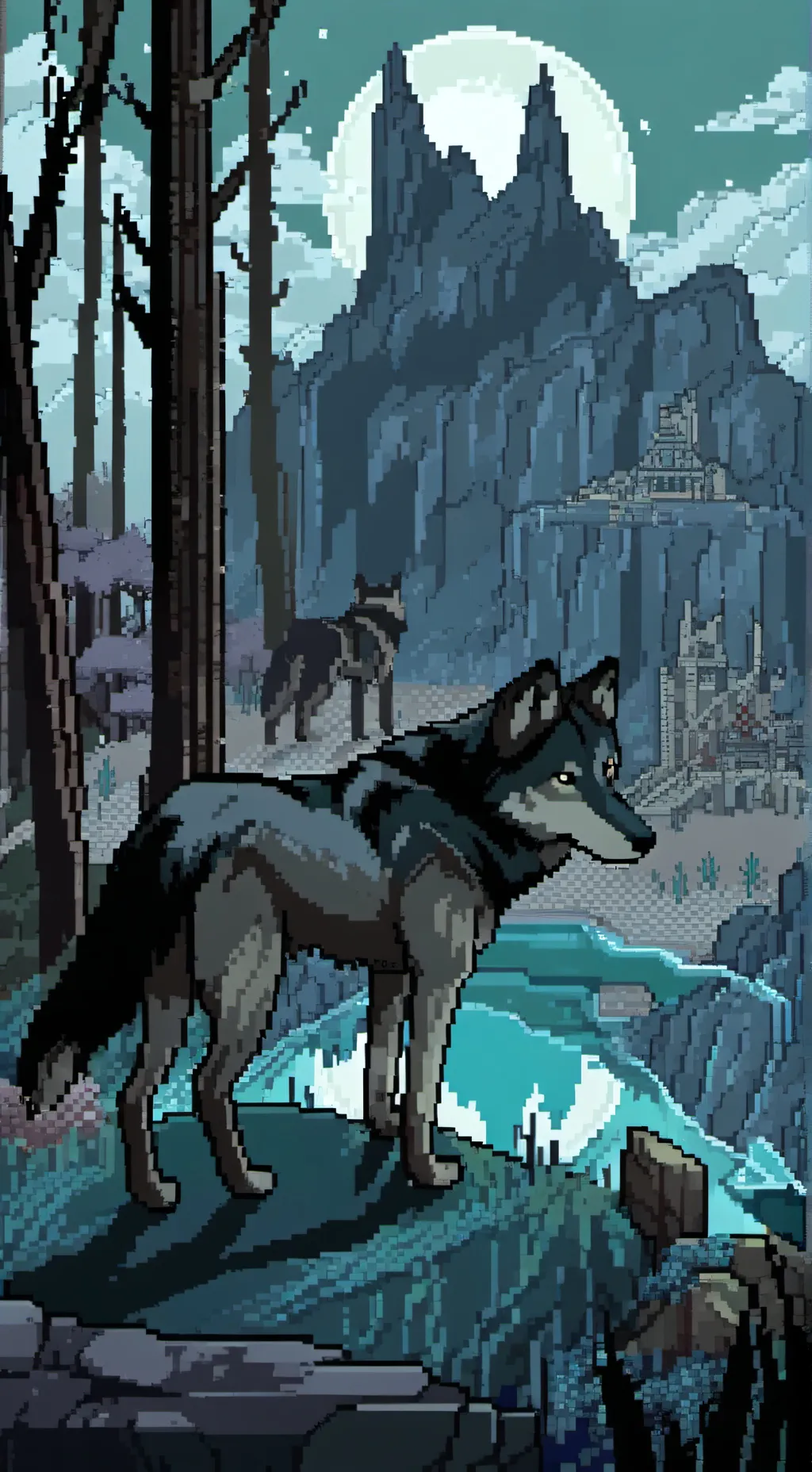 ai character: Hermitcraft  background