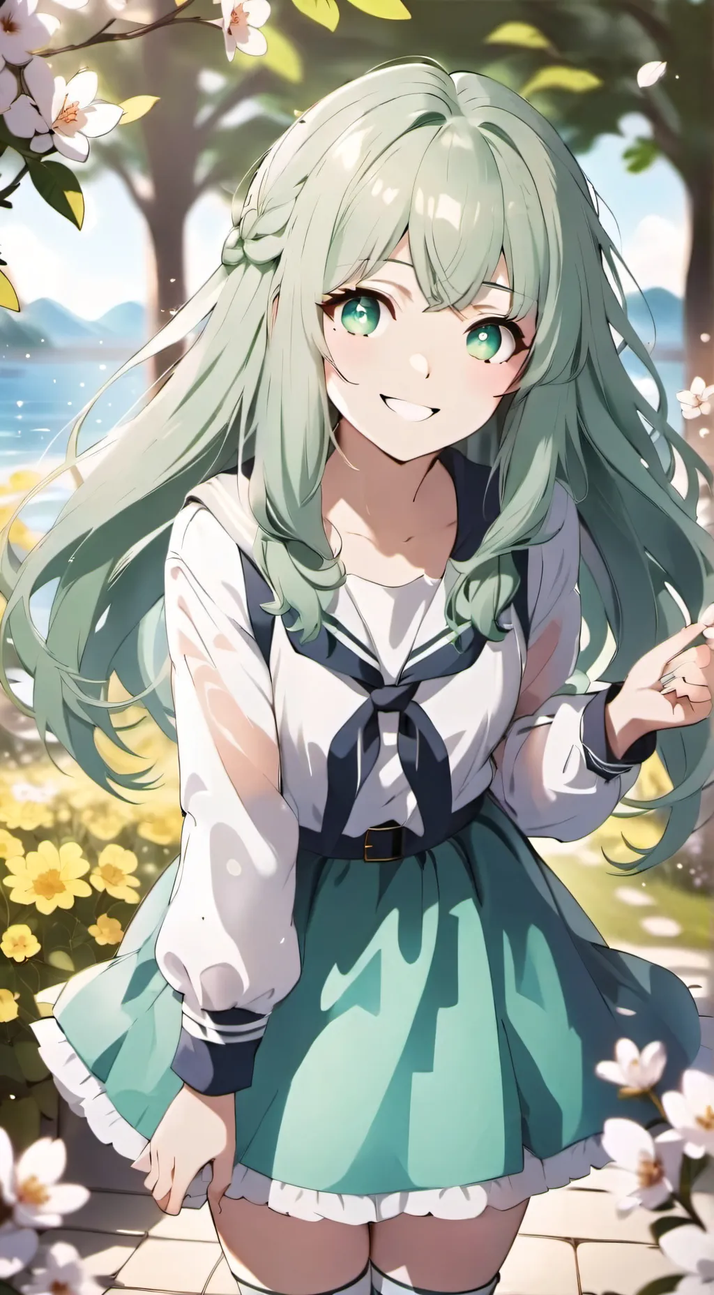 ai character: Midori Yunagi background