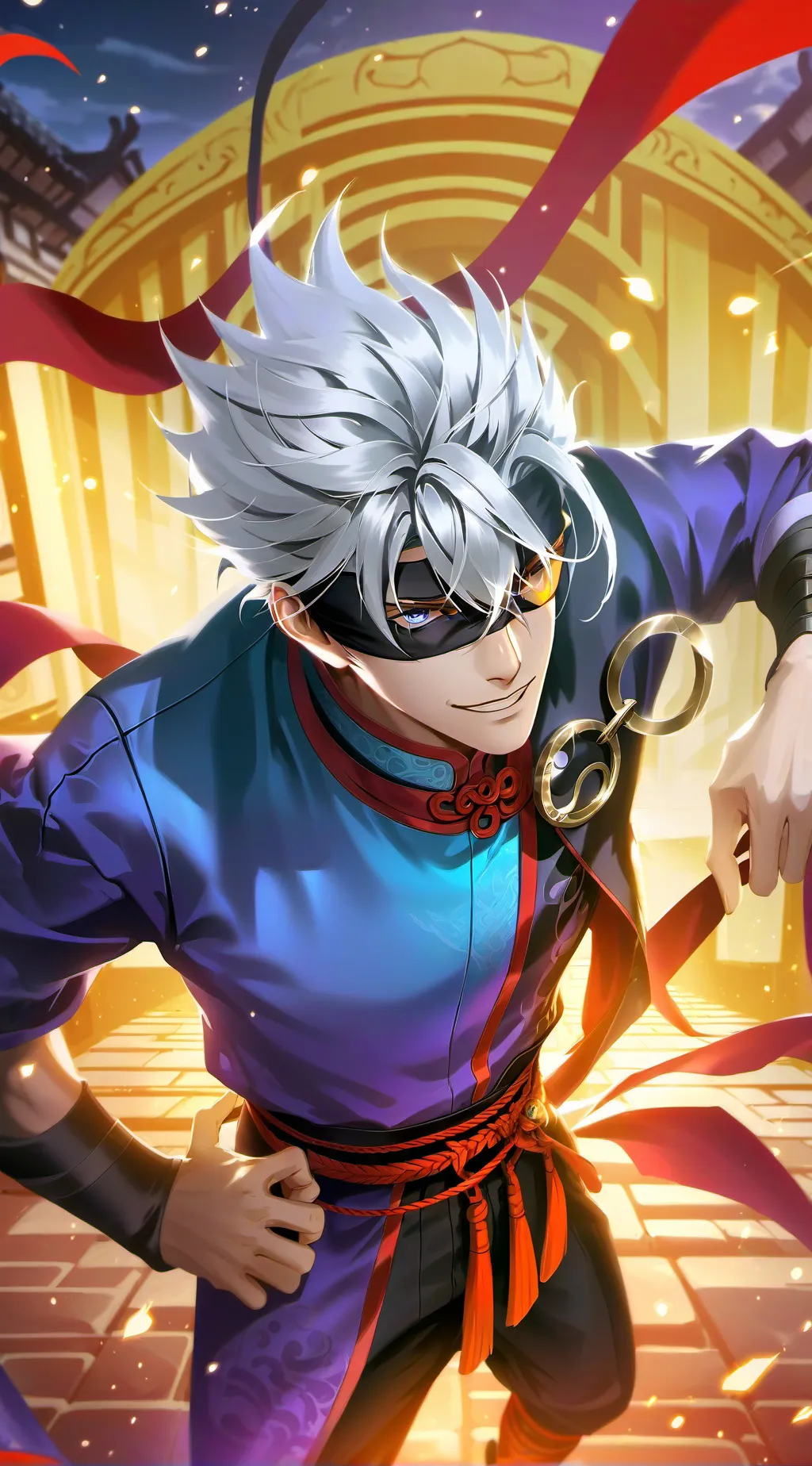 ai character: Gojo Satoru background