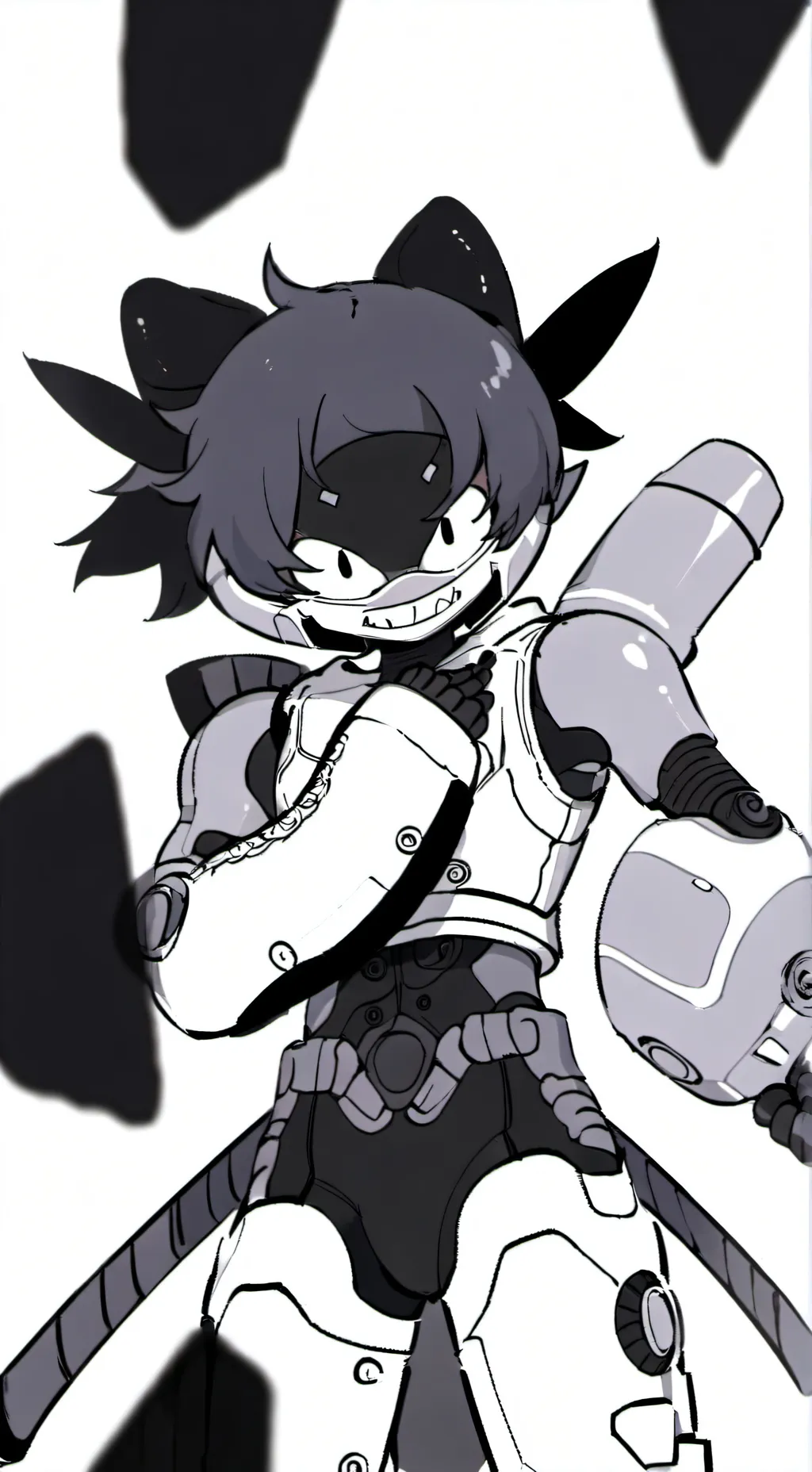 ai character: Murder Drones meme background