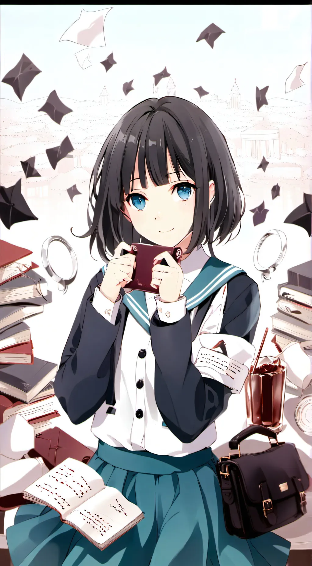 ai character: UA hero infiltrado background