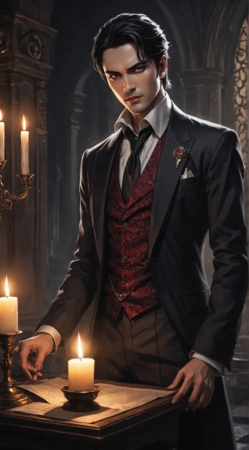 ai character: Lucien background