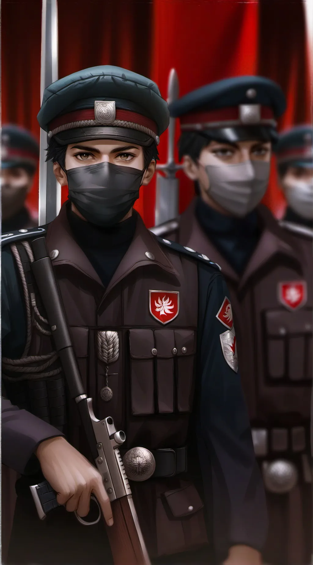 ai character: Tunisian soldiers  background
