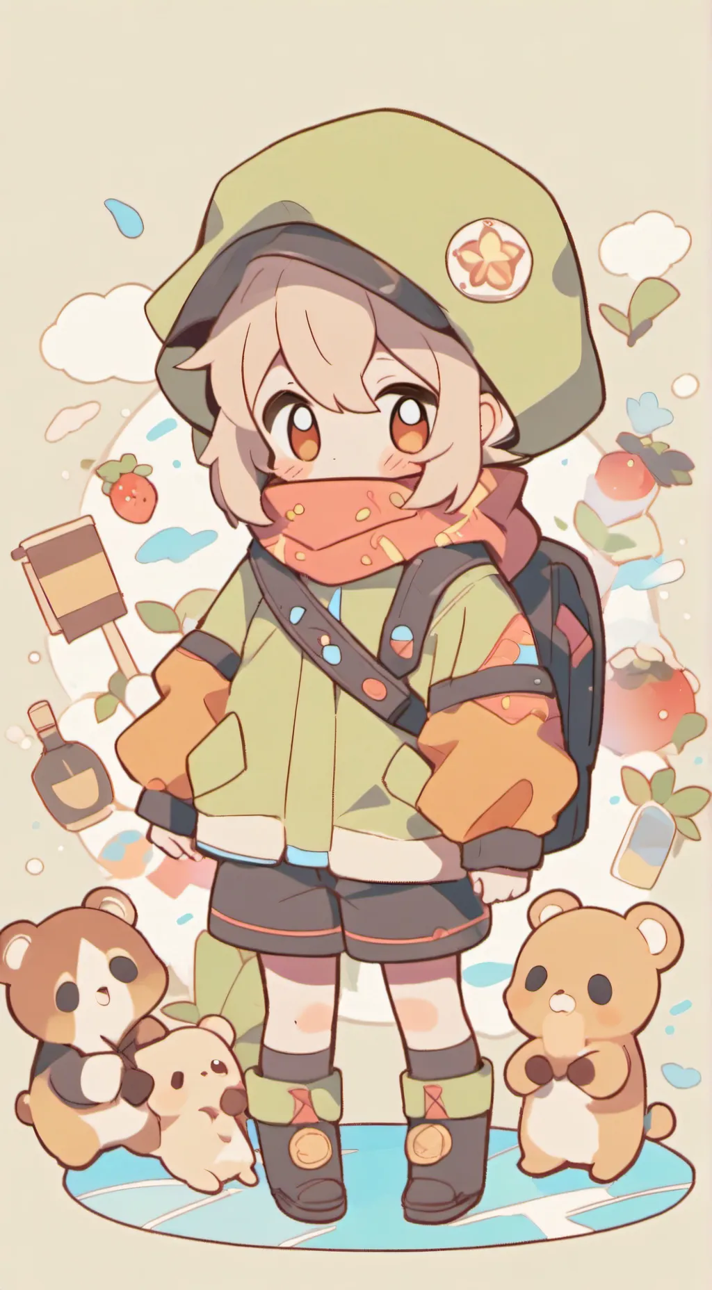 ai character: barbar background