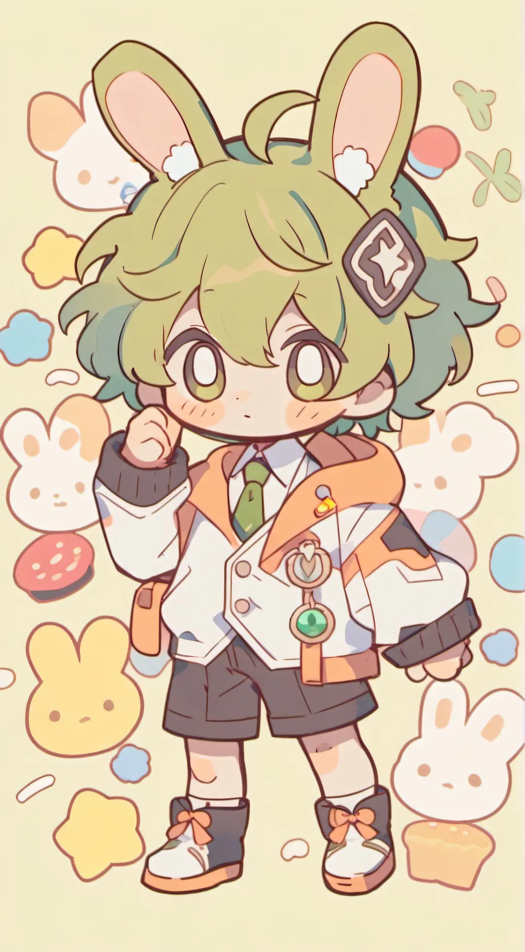 ai character: mini deku background