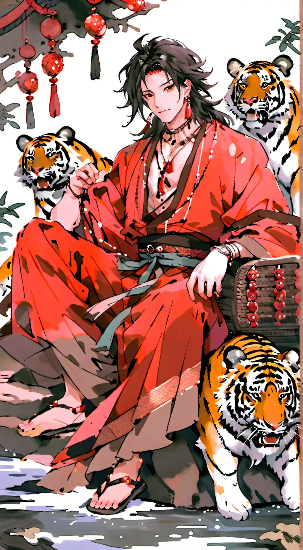 ai character: blaick background